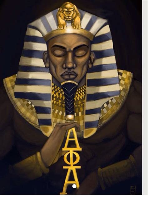 It features a lion’s body and a human head adorned with a royal headdress. . Why does alpha phi alpha use the sphinx